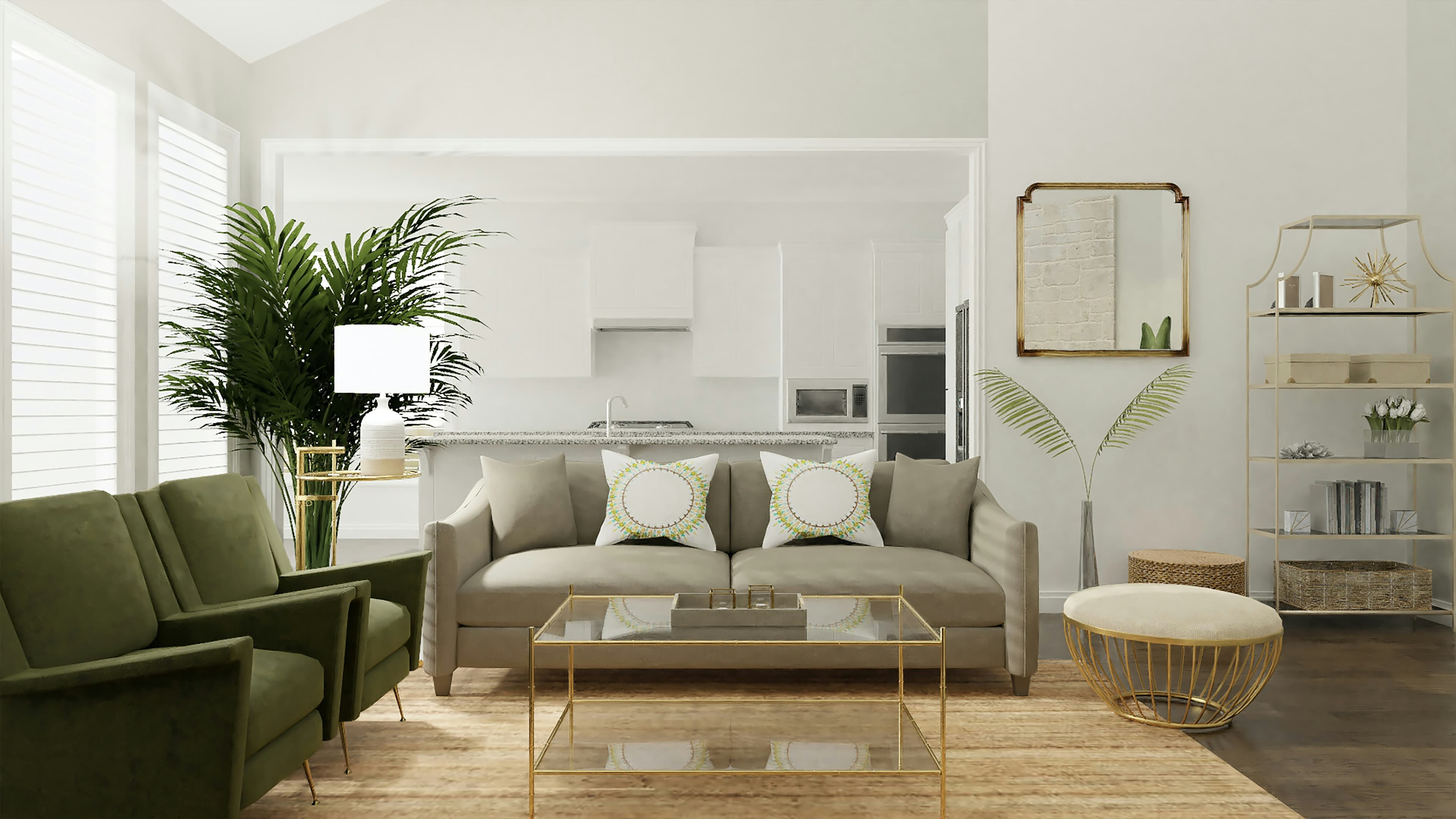 Modern interior design fit-out for a residential space